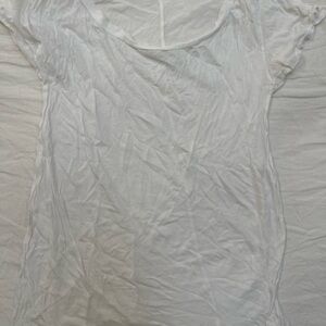 Costa White Scoop Neck Tank Top